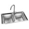 箭牌不锈钢菜盆双槽 AG5518