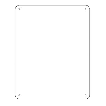 海斯迪克安全标识牌HK-65 亚克力UV 2只装 禁止靠近