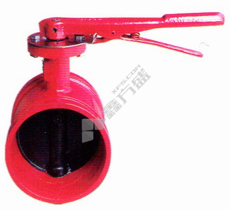 瓦斯特沟槽手柄蝶阀