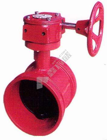 瓦斯特沟槽涡轮蝶阀