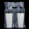 海斯迪克 HKL-47 一次性饮料外卖手提袋  双杯30cm约750ml(5丝) (1000个/包)