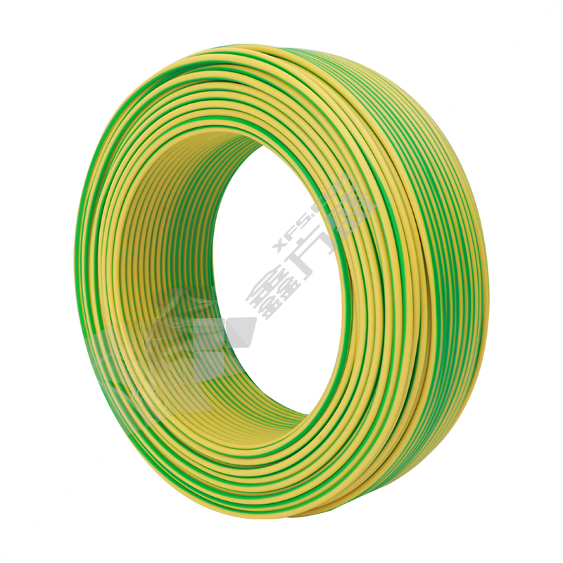 上上 低烟无卤阻燃耐火塑铜线100米WDZCN-BYJ 450/750V 1*16平方 黄绿色