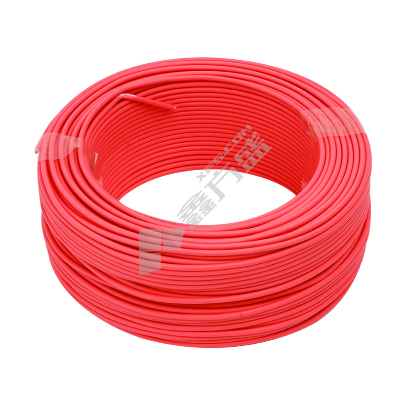 津达线缆 100米 耐火塑铜电线 N-BV 450/750V 1*10平方 红色