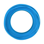 上上 低烟无卤阻燃耐火塑铜线100米WDZCN-BYJ 1平方 蓝