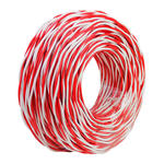 起帆 WDZB-RYJS 100米低烟无卤阻燃双绞线 WDZB-RYJS 300/500V 2*1平方 红白色