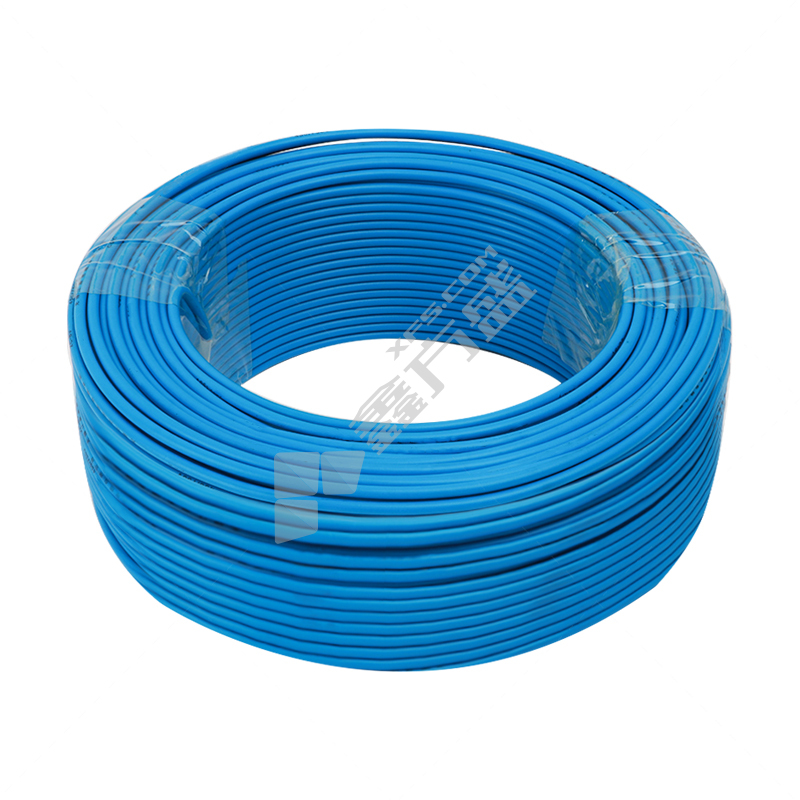 小猫 100米 低烟无卤阻燃C类塑铜电线 WDZC-BYJ 450/750V 1*50平方 蓝色