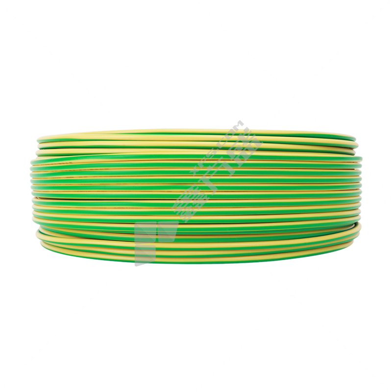 起帆 100米 阻燃A类塑铜电线 ZA-BV 300/500V 1*0.5平方 黄绿色