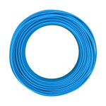津达线缆 100米 阻燃B类耐火塑铜电线 ZBN-BV 450/750V 1*50平方 蓝色