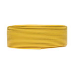 起帆 100米 低烟无卤阻燃C类塑铜电线 WDZC-BYJ 450/750V 1*10平方 黄色