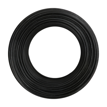 津达线缆 100米 低烟无卤阻燃A类塑铜电线 WDZA-BYJ 450/750V 1*6平方 黑色