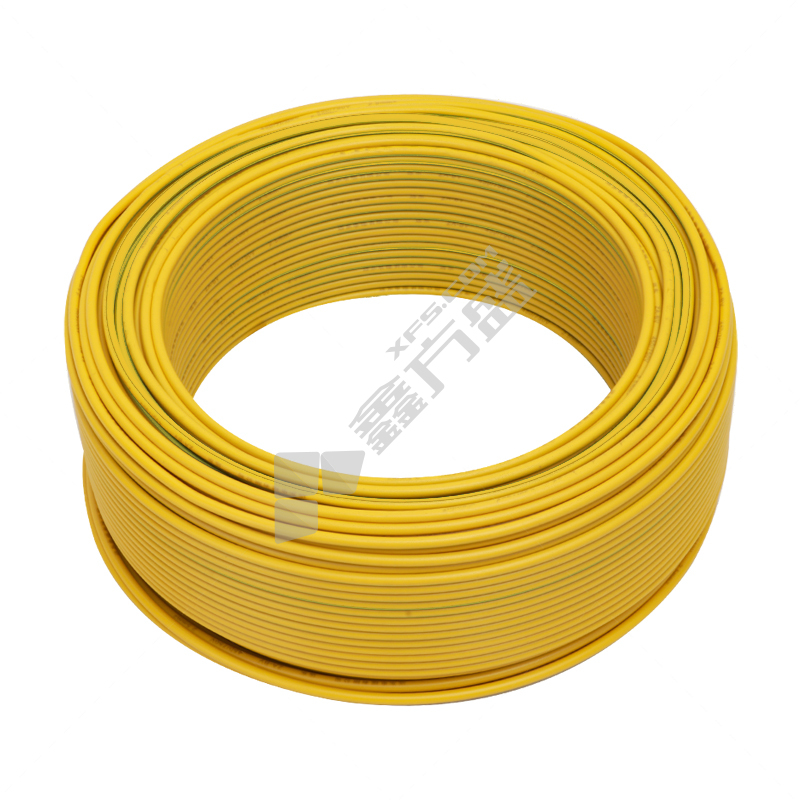 鸵鸟 阻燃耐火塑铜线100米ZCN-BV 450/750V 1*6平方 黄色