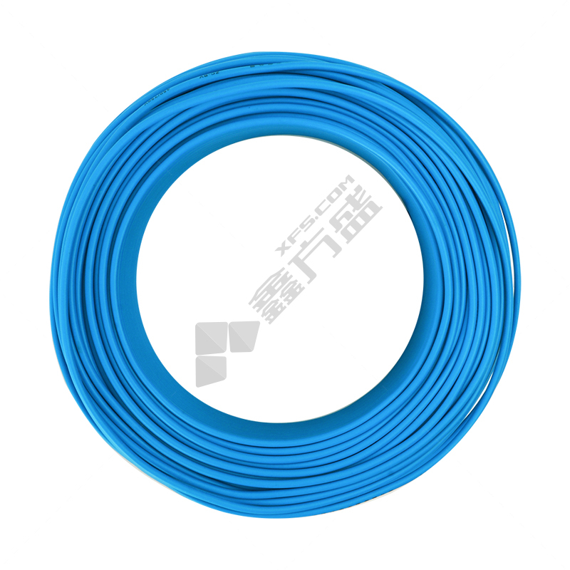 众邦 100米 耐火塑铜电线 N-BV 450/750V 1*6平方 蓝色