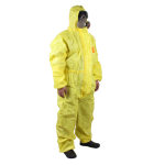 微护佳 安思尔微护佳MC3000双袖连体化学防护服黄色 XL 黄色 YE30-W-99-111-05