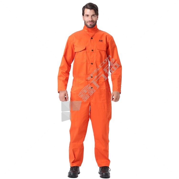 友盟 连体阻燃工作服 L AP-8300 橙色
