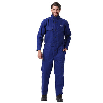友盟 连体阻燃工作服 XL AP-8200 蓝色