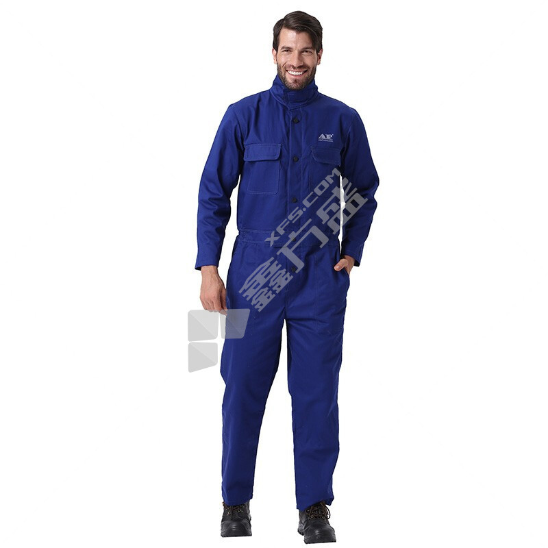 友盟 连体阻燃工作服 XL AP-8200 蓝色