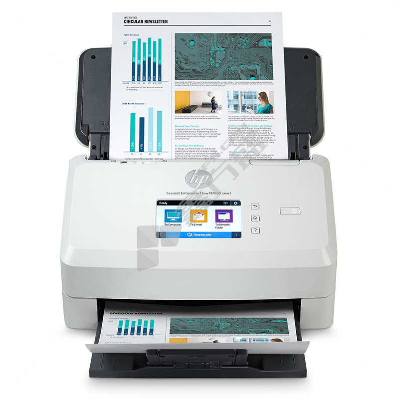 惠普（HP）SJ pro 7000 snw1企业级扫描仪 150面/分 80页ADF 7000 snw1
