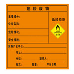 标识牌专家 危险品标签 400×400mm QSB156A3 助燃危险废物