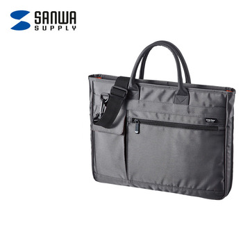 山业SANWABAG-GF9GY-C 商务休闲电脑包 灰色 14英寸