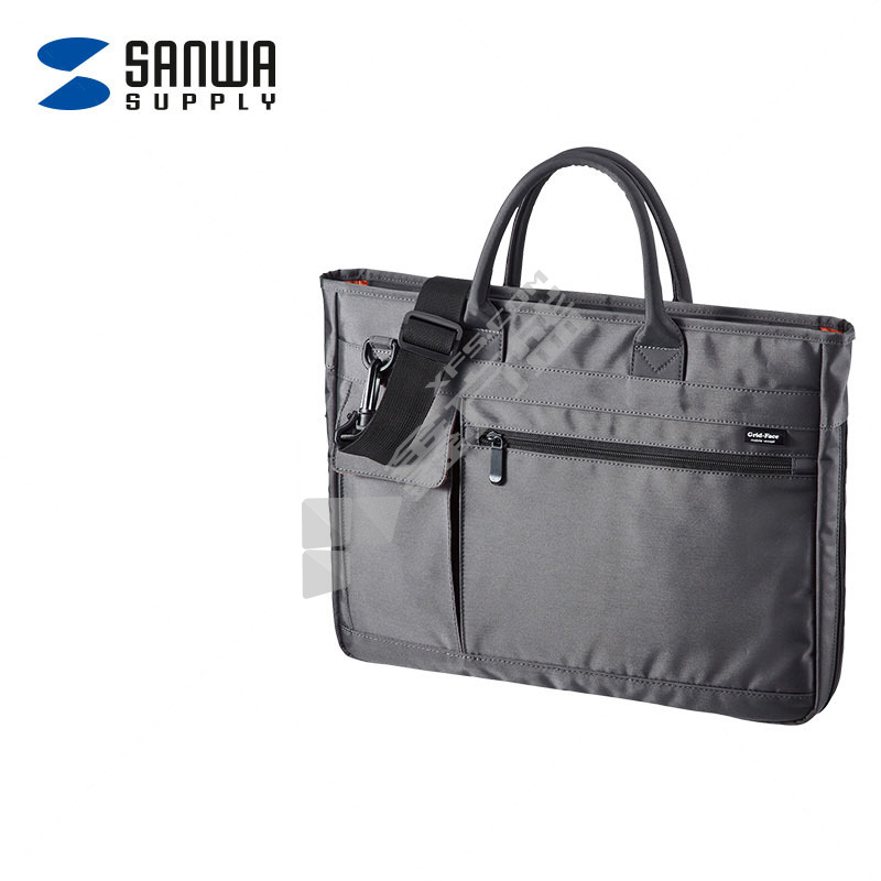 山业SANWABAG-GF9GY-C 商务休闲电脑包 灰色 14英寸