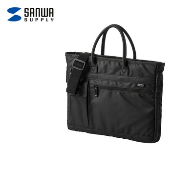 山业SANWABAG-GF9BK-C 商务休闲电脑包 黑色 14英寸