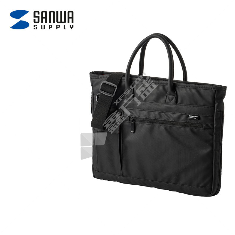 山业SANWABAG-GF9BK-C 商务休闲电脑包 黑色 14英寸