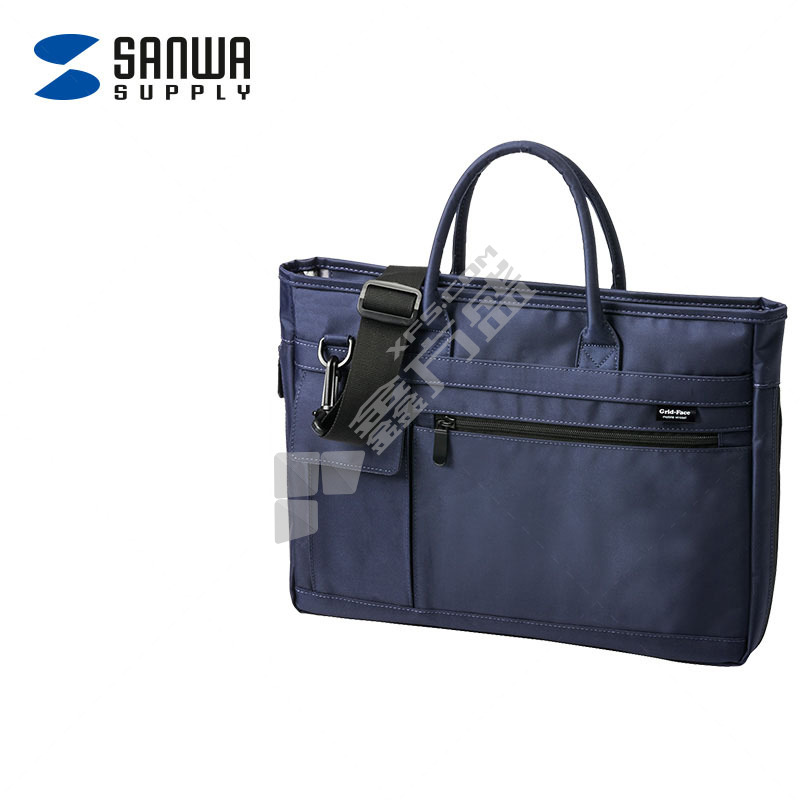 山业SANWABAG-GF8BK 商务休闲电脑包 深蓝色 15.6英寸