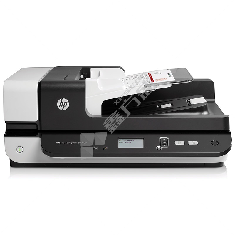 惠普（HP） 7500 平板扫描仪 7500 双面扫描+100页输稿器USB口连接企业级平板+馈纸扫描仪