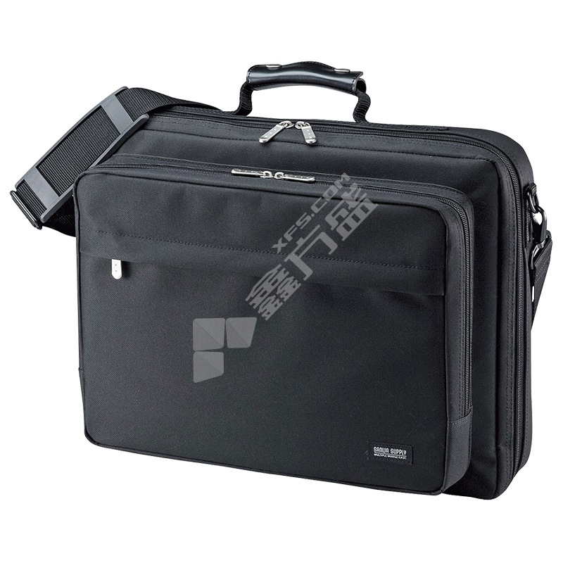 山业SANWABAG-U54BK2 商务电脑包 黑色 15.6英寸