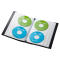 山业SANWA FCD-FL120BK CD/DVD收纳盒 FCD-FL120BK