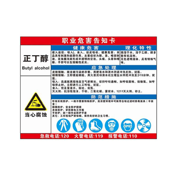 职业健康安全标识牌