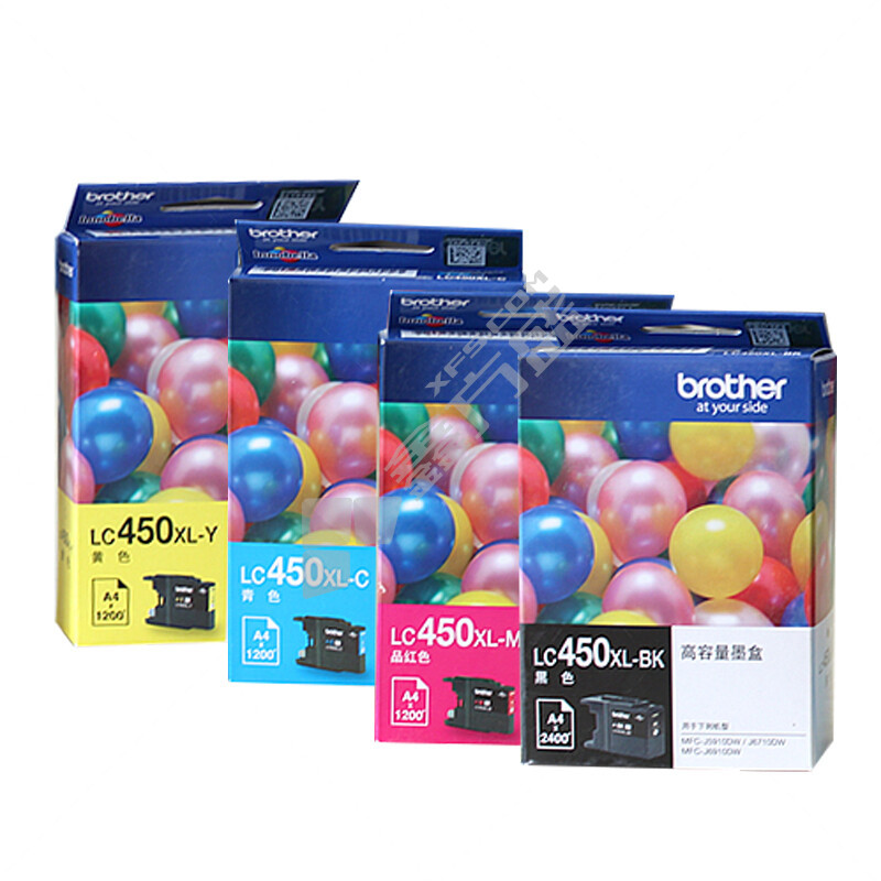 兄弟brotherLC450XL 墨盒 适用J6910DW LC450XL-Y黄色 MFC-J6710DW