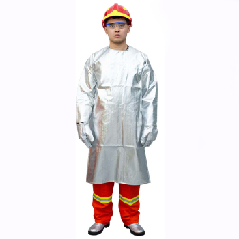 劳卫士可防辐射热温度1000℃隔热反穿衣 LWS-012-A 大衣式1.1米 银色