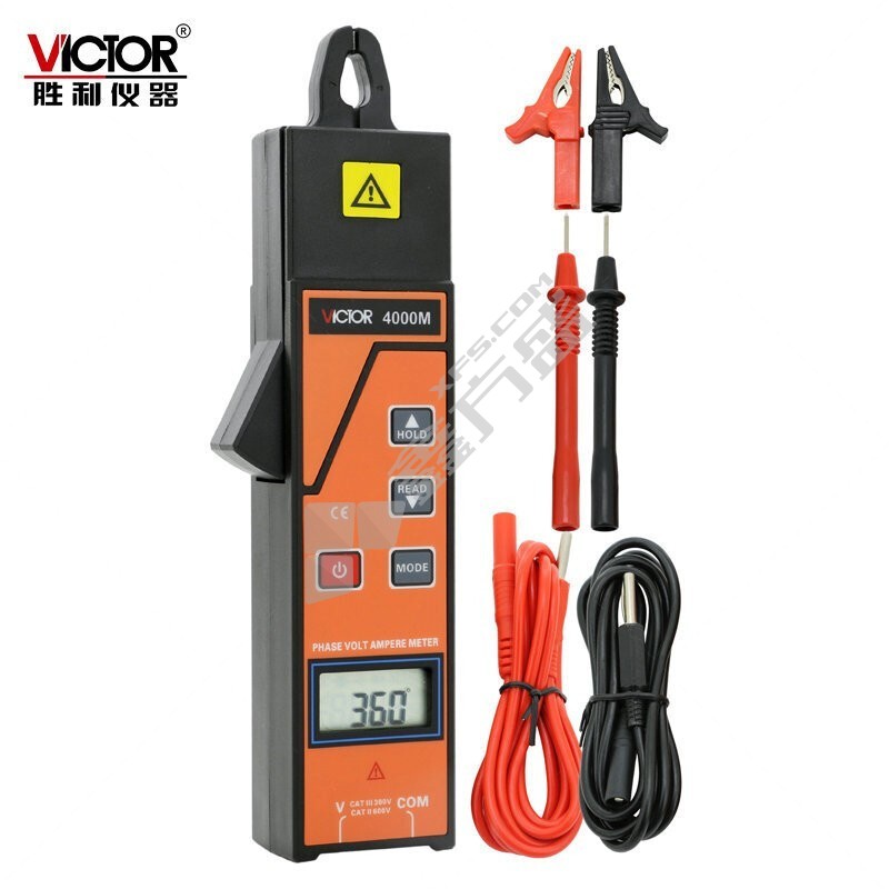 胜利仪器 VICTOR单钳数字相位伏安表 VICTOR 4000M