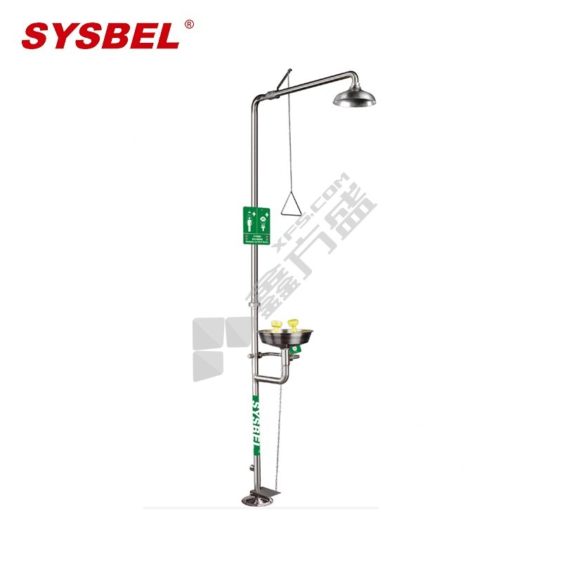 西斯贝尔 复合式安全洗眼和冲淋器 WG7053F