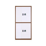 企诺 指纹锁 文件柜 办公保密柜 900*430*1850mm 咖框白门