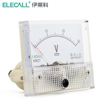 伊莱科 直流电压表 指针式 85C1系列 85C1 5V