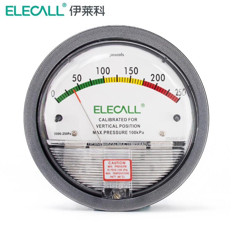伊莱科 EM2000 压差表 EM2000 &plusmn;125PA