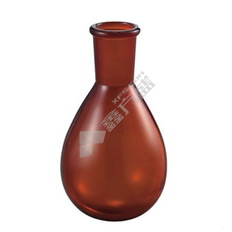 亚速旺 通用磨口茄型烧瓶 茶褐色 TS24/40 500ml