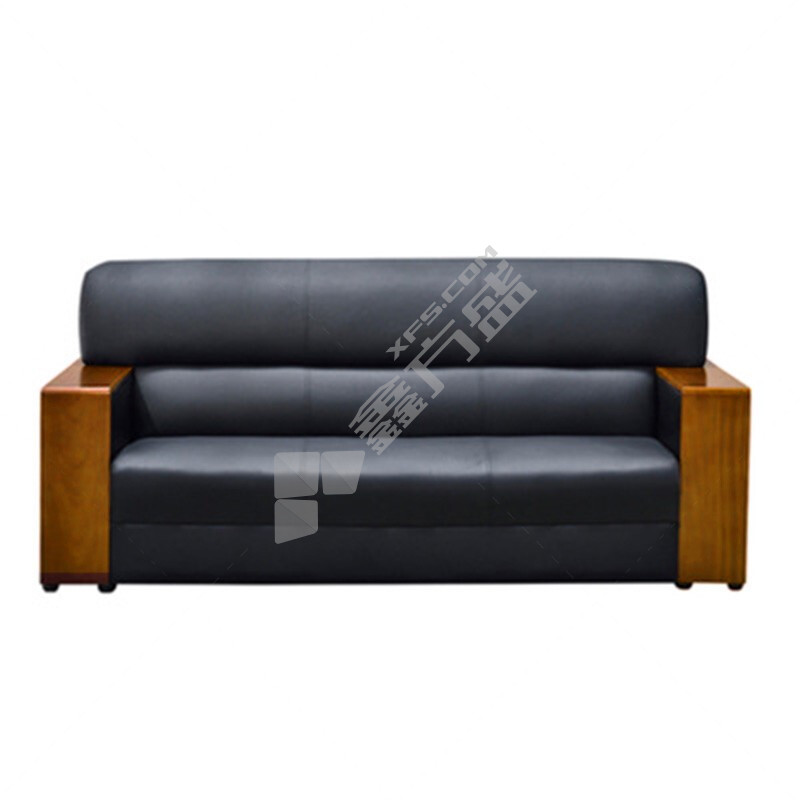 企诺 办公沙发 三人位 /黑色/2000*880*850mm