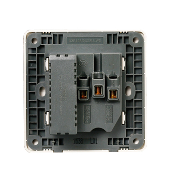 施耐德 畅意+系列五孔插座带一位USB A3G42610US2U_WG...