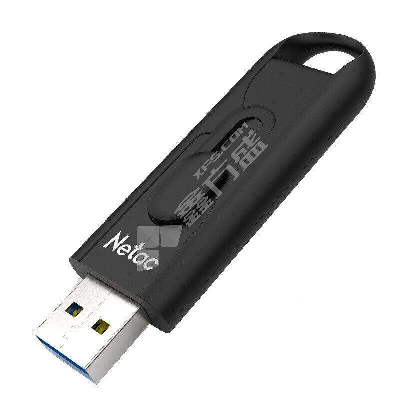 朗科 U309 U盘USB 3.0推拉设计 U309 128GB 黑色