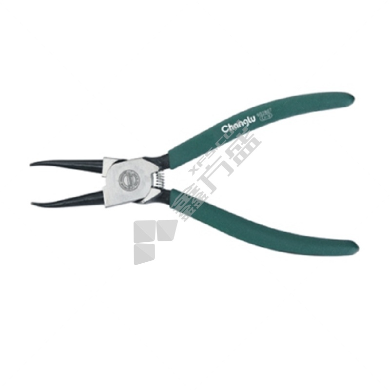 长鹿专业级浸塑挡圈钳（孔直） 7寸602907