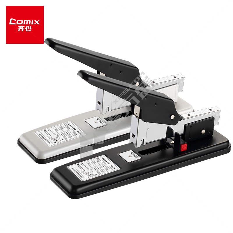 齐心 B3115 重型省力订书机 黑色 B3115