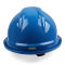 梅思安 V-Gard 500豪华型有孔安全帽配超爱戴帽衬 10172480 V型 透气型 蓝色