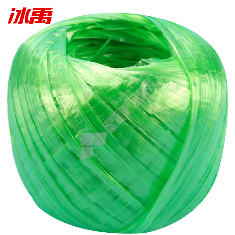 冰禹BY-3041 捆扎绳 尼龙草绳 草球 绿色 150g