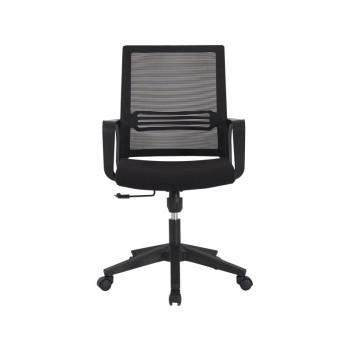 企诺 电脑椅办公椅转椅带扶手椅子 尼龙脚/黑色/ 600*660*1020mm