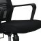 企诺 电脑椅办公椅转椅带扶手椅子 尼龙脚/黑色/ 600*660*1020mm