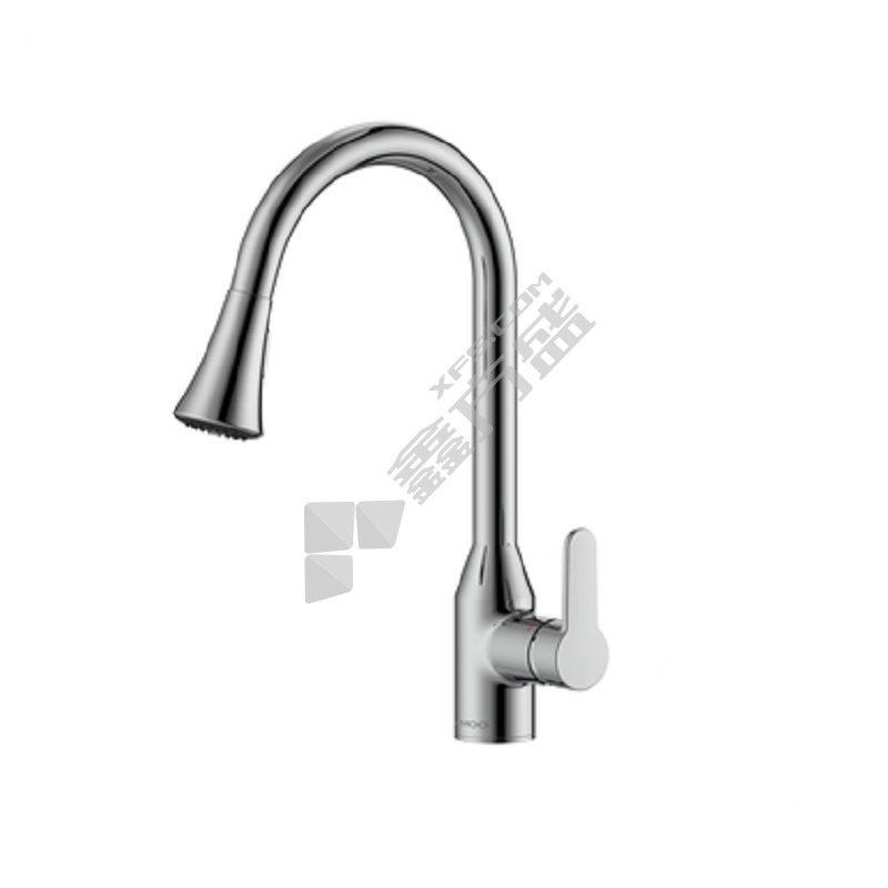 九牧 抽拉式菜盆龙头单柄单孔X33010-146/1B-Z