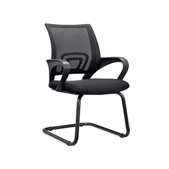 企诺 时尚办公椅会议椅写字座椅电脑椅靠背椅家用 现代简约/黑色/450*470*900mm